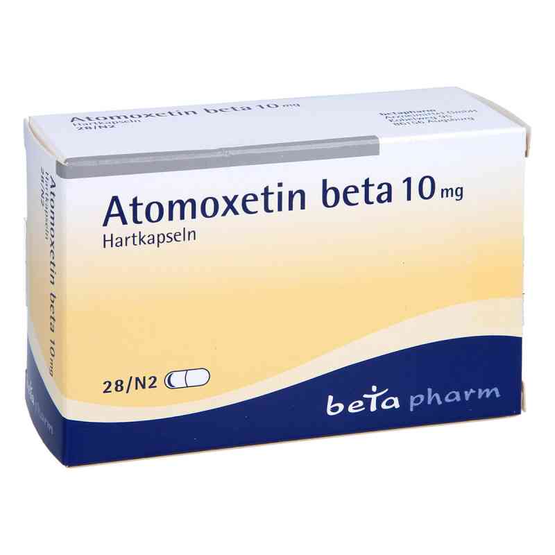 Atomoxetin beta 10 mg Hartkapseln 28 stk von betapharm Arzneimittel GmbH PZN 14244007