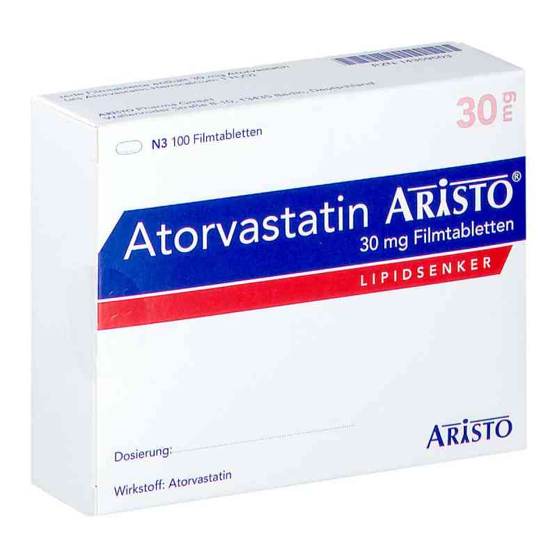 Atorvastatin Aristo 30 mg Filmtabletten 100 stk von Aristo Pharma GmbH PZN 14359503