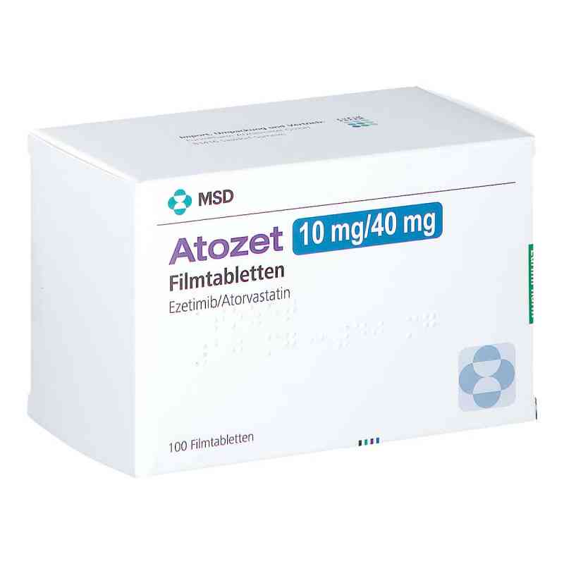 Atozet 10 mg/40 mg Filmtabletten 100 stk von EurimPharm Arzneimittel GmbH PZN 12494094