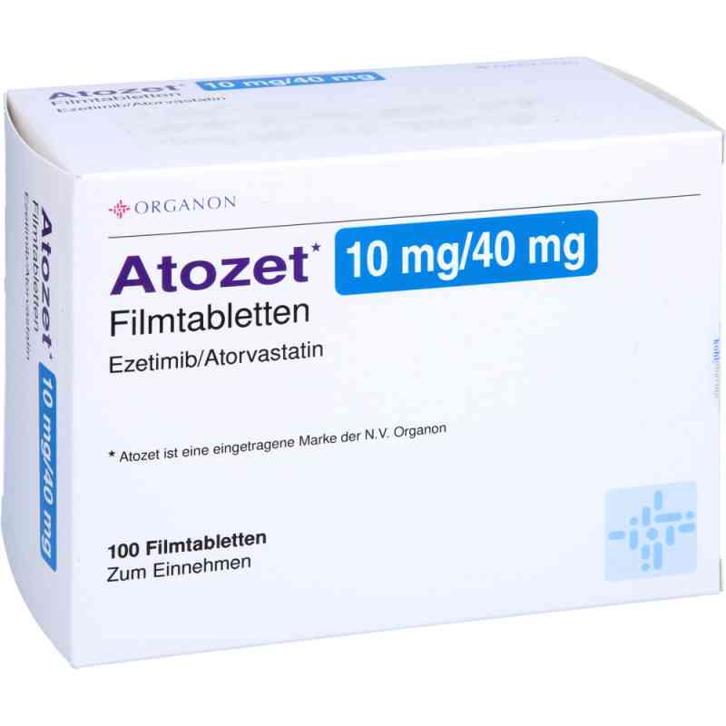 Atozet 10 mg/40 mg Filmtabletten 100 stk von kohlpharma GmbH PZN 12494160