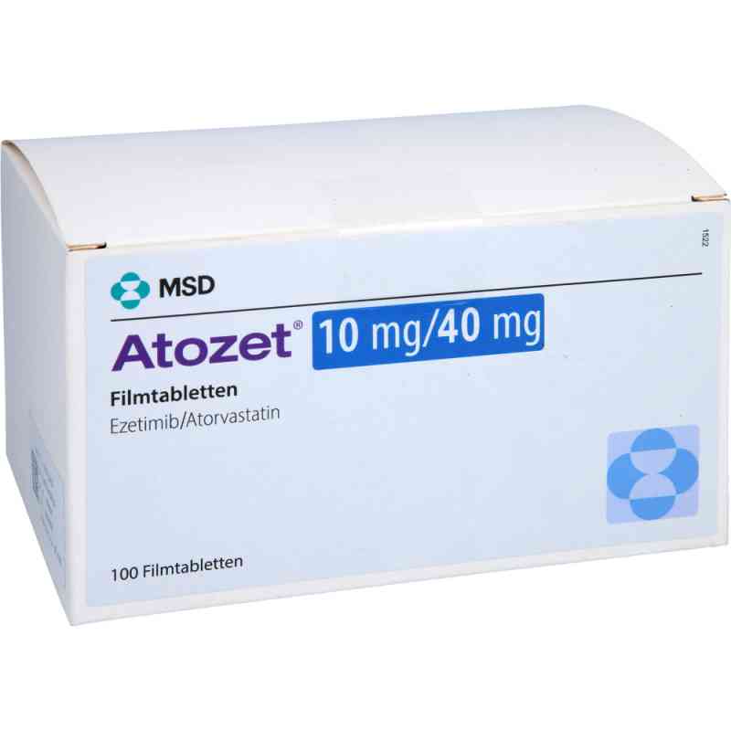 Atozet 10 mg/40 mg Filmtabletten 100 stk von CC Pharma GmbH PZN 15571524