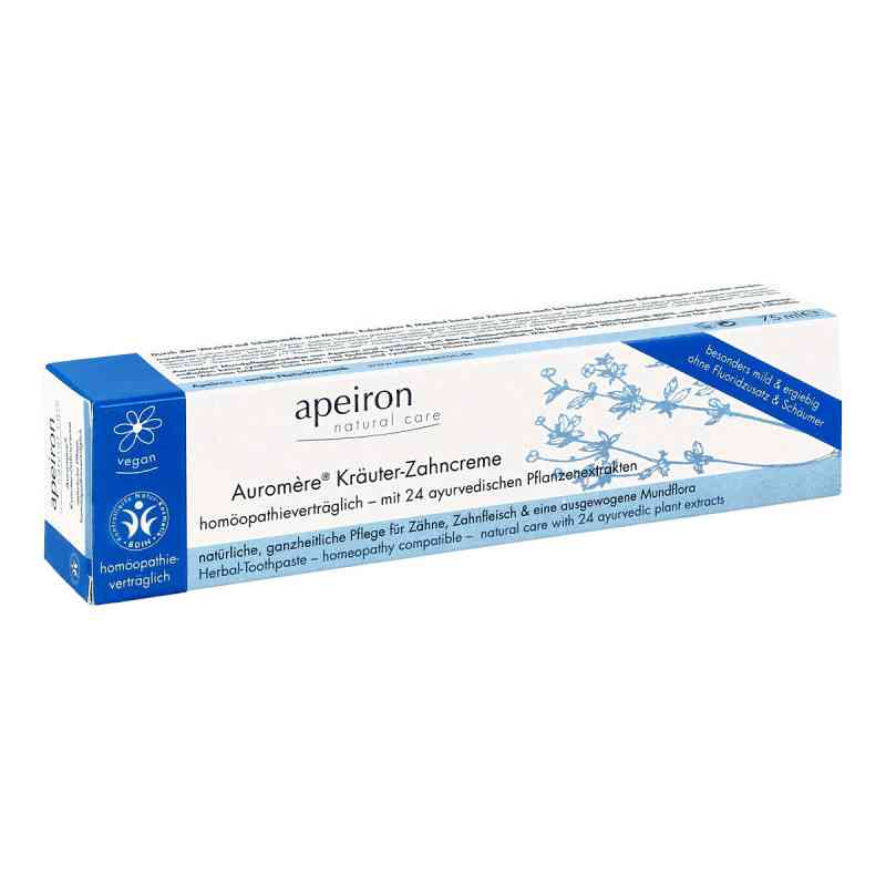 Auromere Kräuter Zahncreme homöopathieverträglich 75 ml von Spa Vivent Vertriebs GmbH PZN 11177859