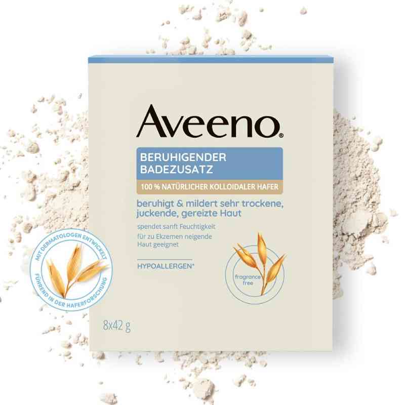 Aveeno Beruhigender Badezusatz für trockene Haut 8X42 g von Kenvue Germany GmbH (OTC) PZN 19342996