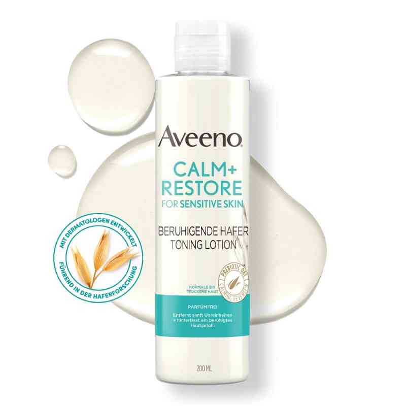 Aveeno Calm+ Restore Beruhigende Hafer Toning Lotion 200 ml von Kenvue Germany GmbH (OTC) PZN 19342973