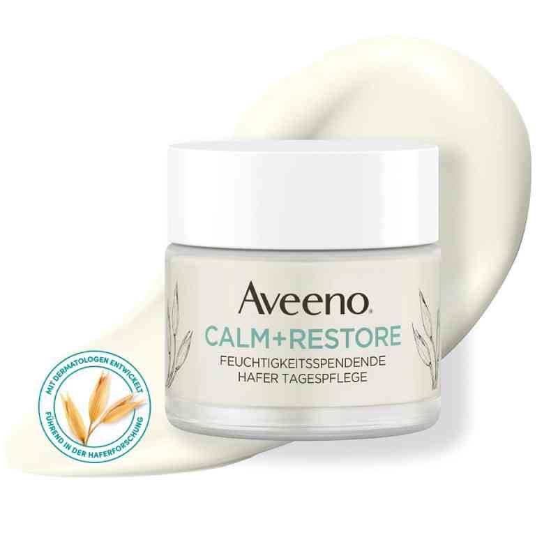 Aveeno Calm+ Restore Hafer Tagespflege Creme für empfindliche Ha 50 ml von Kenvue Germany GmbH (OTC) PZN 19342884