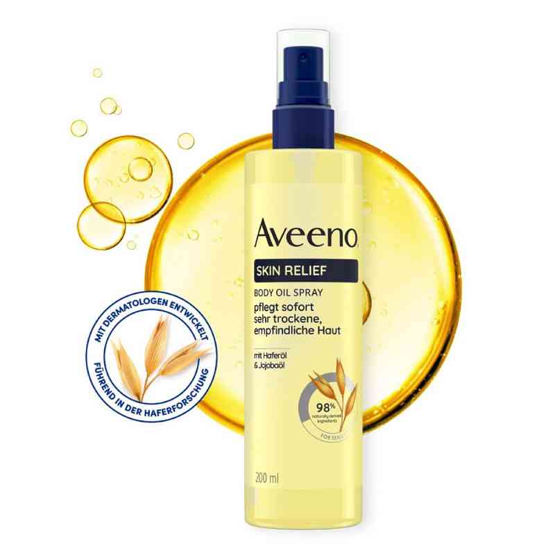 Aveeno Skin Relief Körperöl-Spray mit Haferöl & Jojobaöl 200 ml von Kenvue Germany GmbH (OTC) PZN 19342909