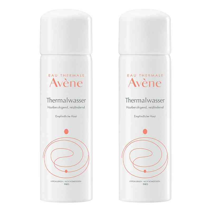Avene Thermalwasser Spray 2x50 ml von PIERRE FABRE DERMO KOSMETIK GmbH PZN 08104992