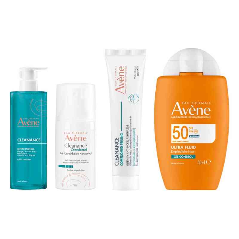 Avène Cleanance Set: Reinigung, Pflege & UV-Schutz 1 Set von PIERRE FABRE DERMO KOSMETIK GmbH PZN 08105335
