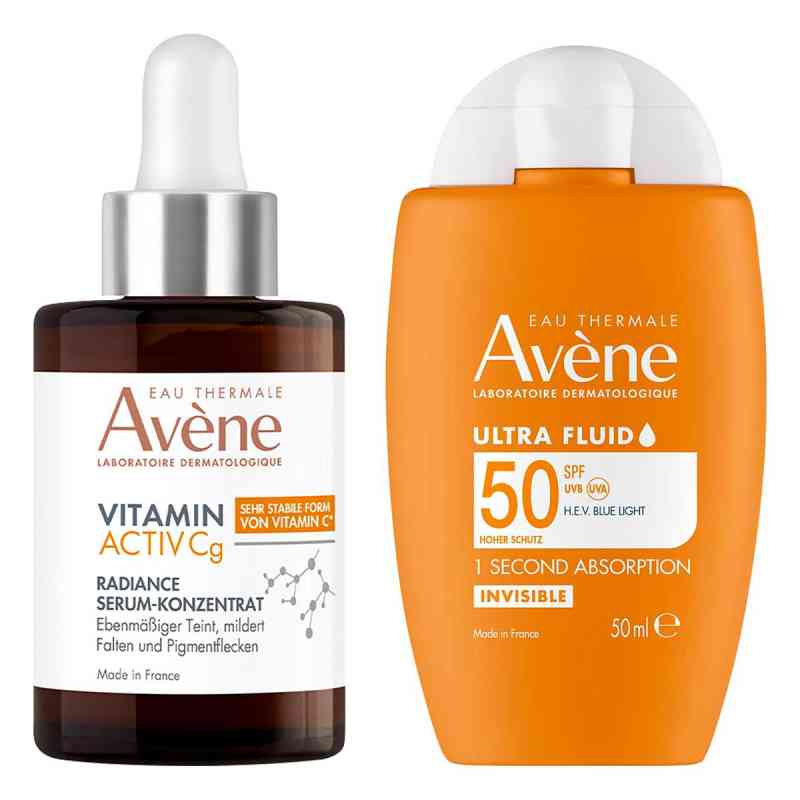 Avène Fluid Invisible LSF 50 + VITAMIN ACTIV Cg Radiance Serum 1 Pck von  PZN 08105099