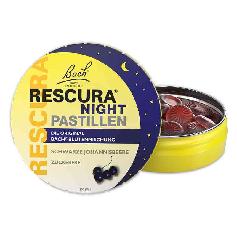 Bachblüten Original Rescura Night Pastillen Schw. Johannisbeere 50 g von Nelsons GmbH PZN 19096416