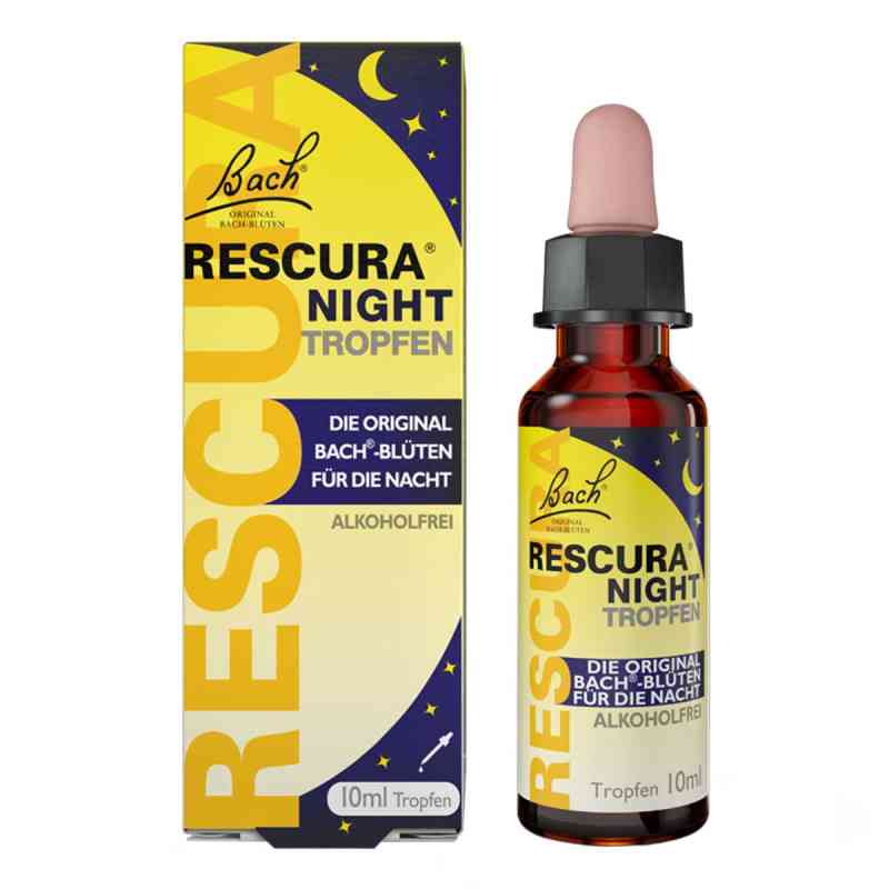 Bachblüten Original Rescura Night Tropfen alkoholfrei 10 ml von Nelsons GmbH PZN 16391770