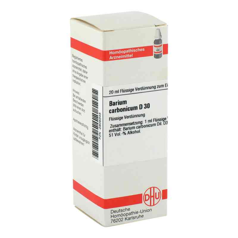 Barium Carbonicum D30 Dilution 20 ml von DHU-Arzneimittel GmbH & Co. KG PZN 02806345