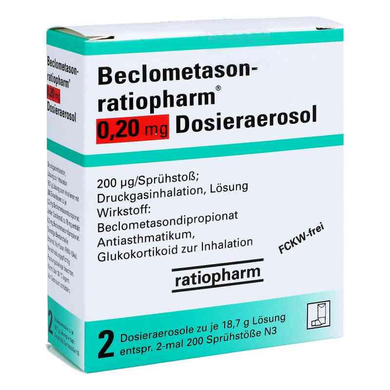 Beclometason-ratiopharm 0,20mg 2 stk von ratiopharm GmbH PZN 01660299