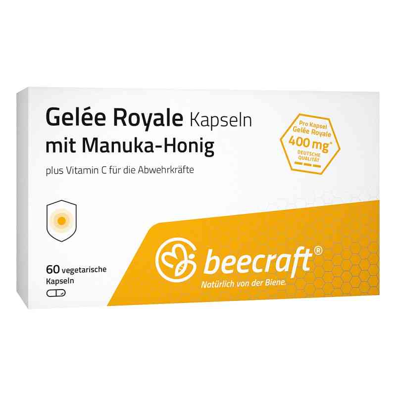Beecraft Gelee Royale Kapseln Mit Manuka-Honig 60 stk von Hansa Naturheilmittel GmbH PZN 19484443
