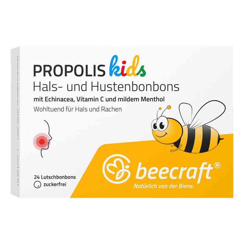 Beecraft Kids Propolis Hals- Und Hustenbonbons 24 stk von Hansa Naturheilmittel GmbH PZN 19641753