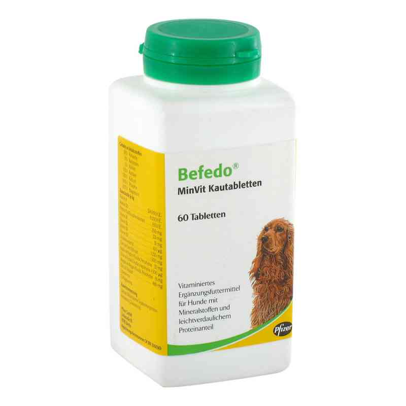 Befedo Minvit für Hunde Kautabletten 60 stk von Zoetis Deutschland GmbH PZN 01896406