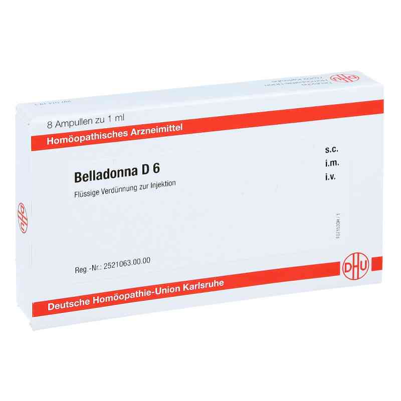 Belladonna D6 Ampullen 8X1 ml von DHU-Arzneimittel GmbH & Co. KG PZN 11704431