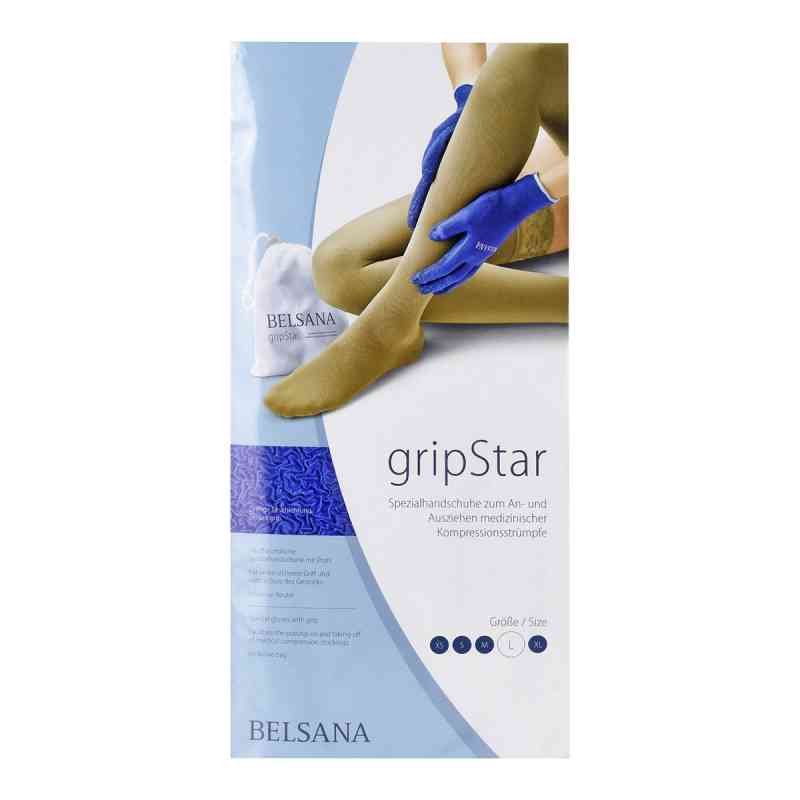 Belsana grip-Star Spezialhandschuhe Größe l 2 stk von BELSANA Medizinische Erzeugnisse PZN 10764968
