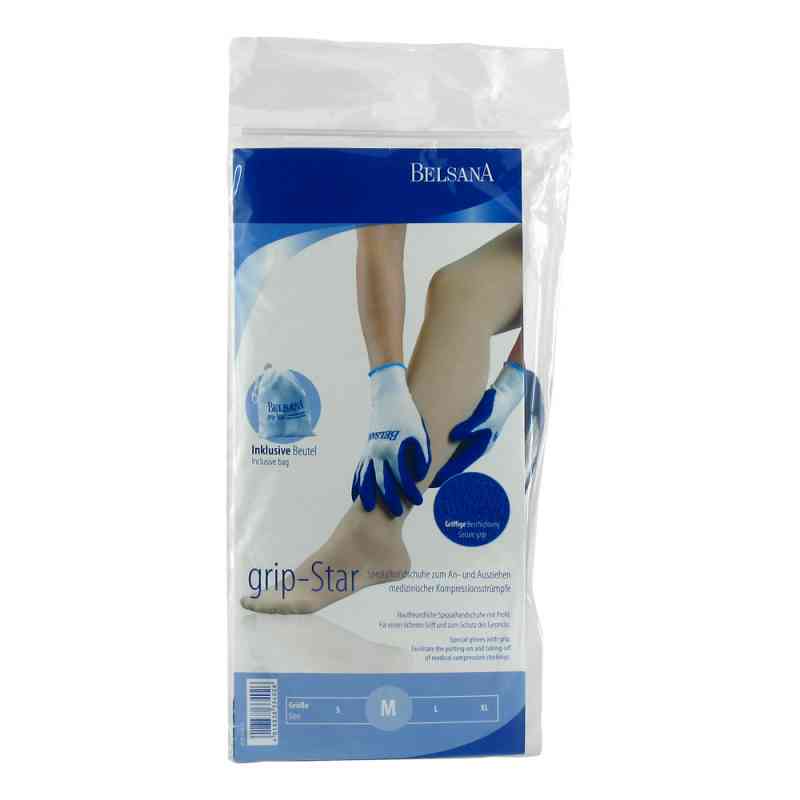 Belsana grip-Star Spezialhandschuhe Größe m 2 stk von BELSANA Medizinische Erzeugnisse PZN 10764951