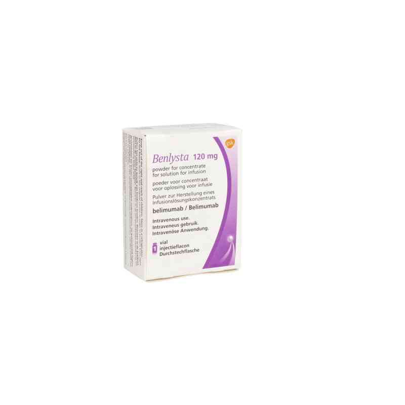Benlysta 120 mg Plv.z.her.e.inf.-lösungskonz. 1 stk von GlaxoSmithKline GmbH & Co. KG PZN 08878021