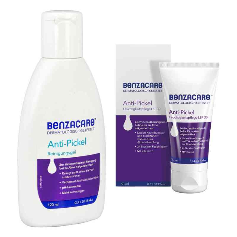 Benzacare Anti-Pickel Reinigungsgel + Feuchtigkeitspflege LSF 30 120+50 ml von Galderma Laboratorium GmbH PZN 08105149
