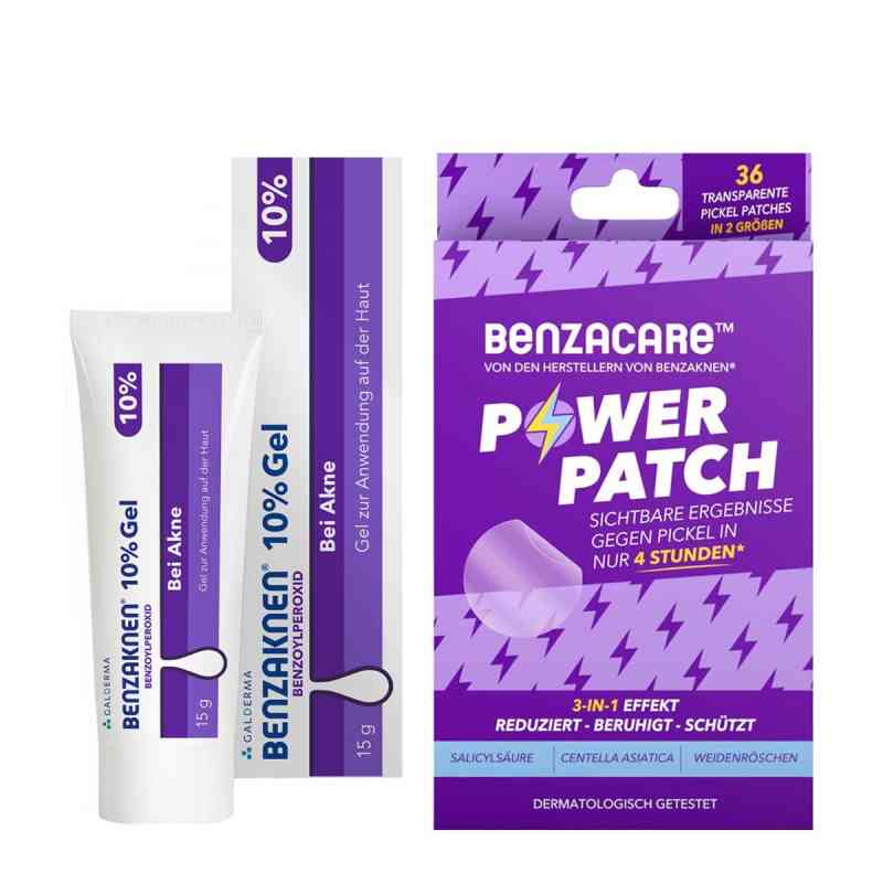 Benzaknen 10% + Benzacare Power Patch gegen Pickel 1 Set von Galderma Laboratorium GmbH PZN 08105092