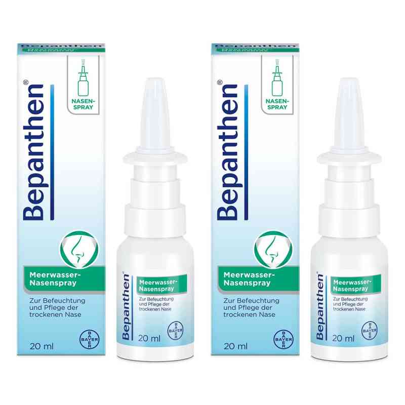 Bepanthen Meerwasser Nasenspray 2x20 ml von Bayer Vital GmbH PZN 08104660