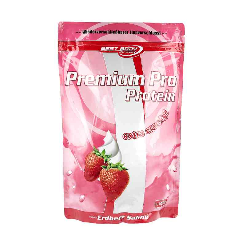 Best Body Nutrition Premium Pro Erdbeer Sahne 500 g von Fitnesshotline GmbH PZN 07545375
