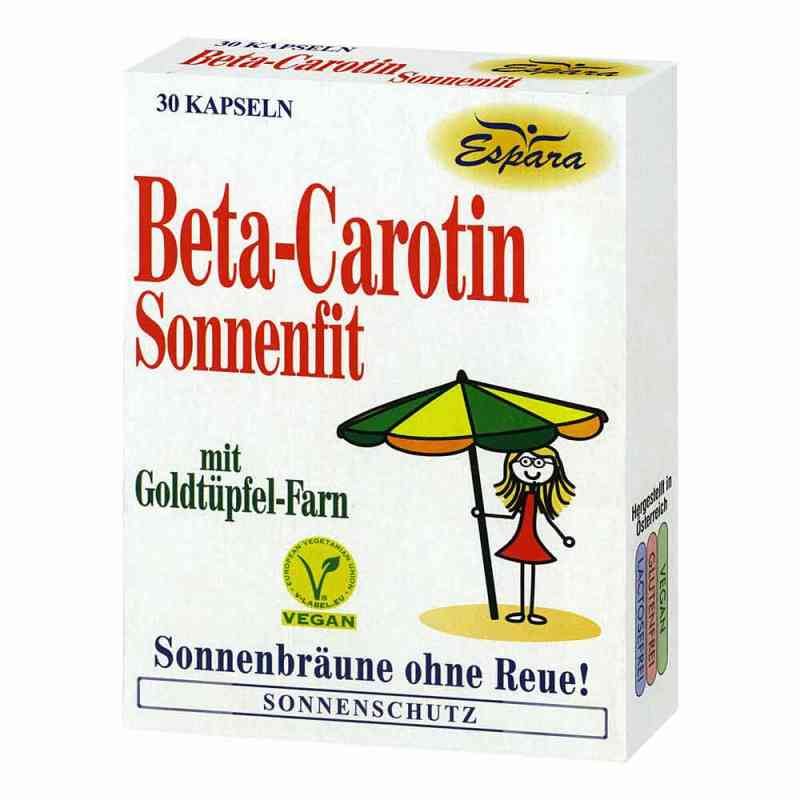 Beta Carotin Sonnenfit Kapseln 30 stk von Espara GmbH PZN 05030744