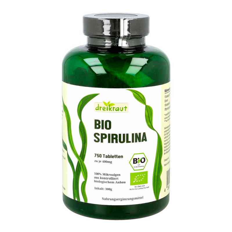 Bio Spirulina Tabletten 750 stk von dreikraut e.K. PZN 16702253