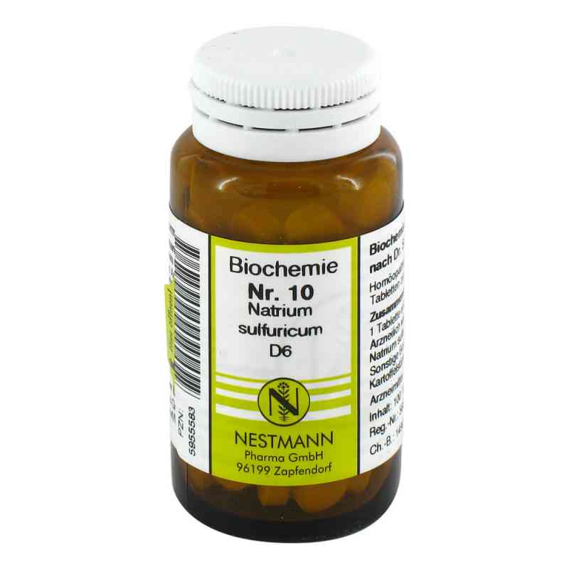 Biochemie 10 Natrium sulfuricum D6 Tabletten 100 stk von NESTMANN Pharma GmbH PZN 05955583