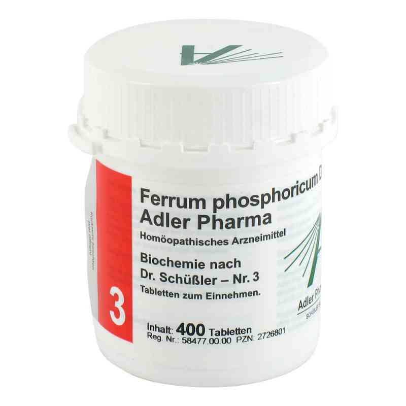 Biochemie Adler 3 Ferrum phosphoricum D 12 Adl.p. Tabletten  400 stk von Adler Pharma Produktion und Vert PZN 02726801