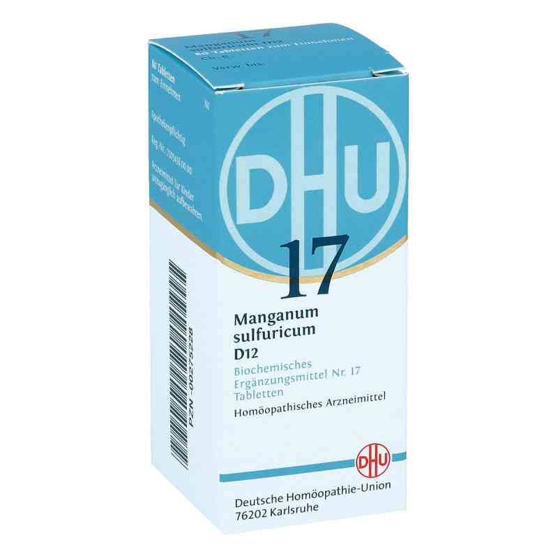 Biochemie Dhu 17 Manganum sulfuricum D 12 Tabletten  80 stk von DHU-Arzneimittel GmbH & Co. KG PZN 00275228