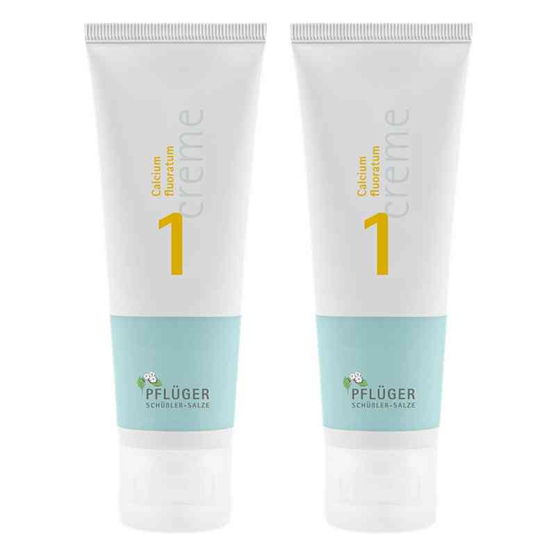 Biochemie Pflüger 1 Calcium fluoratum Creme 2x75 g von Homöopathisches Laboratorium Alexander Pflüger Gmb PZN 08104611