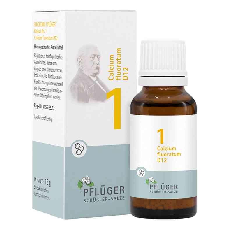 Biochemie Pflüger 1 Calcium Fluoratum D12 Globuli 15 g von Homöopathisches Laboratorium Alexander Pflüger Gmb PZN 17278455