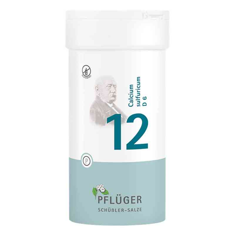 Biochemie Pflüger 12 Calcium Sulfur D6 Tabletten 400 stk von Homöopathisches Laboratorium Alexander Pflüger Gmb PZN 06320740
