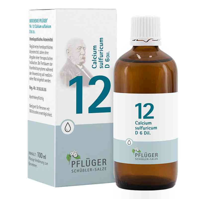 Biochemie Pflüger 12 Calcium Sulfur D6 Tropfen 100 ml von Homöopathisches Laboratorium Alexander Pflüger Gmb PZN 06324784