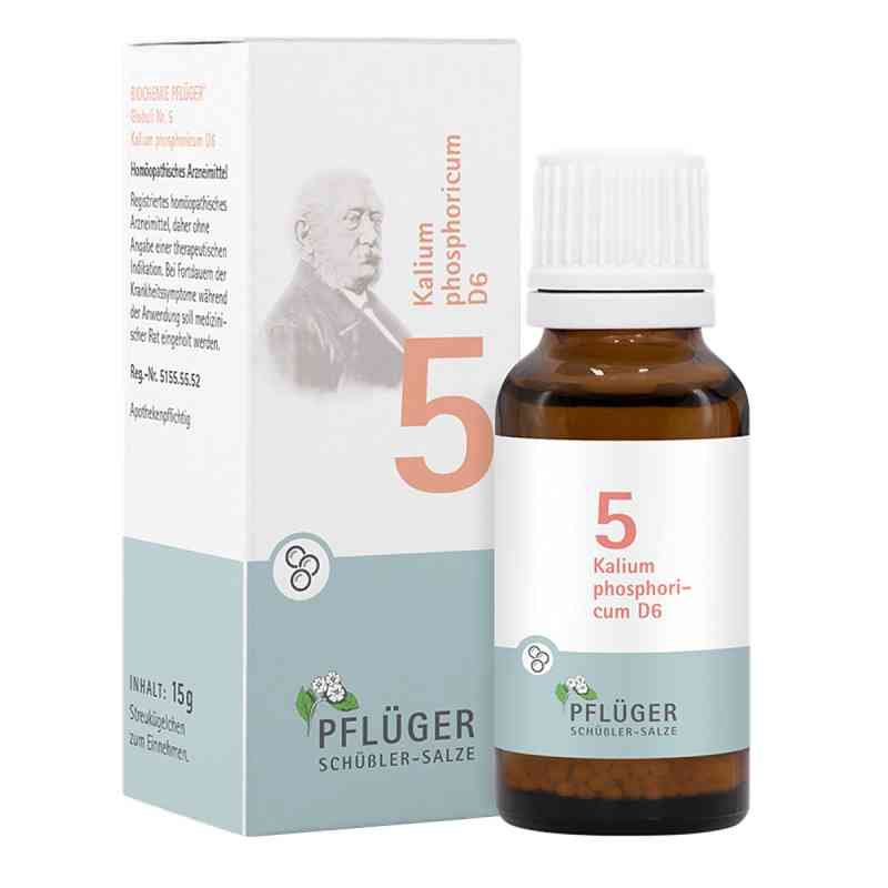 Biochemie Pflüger 5 Kalium Phosphoricum D6 Globuli 15 g von Homöopathisches Laboratorium Alexander Pflüger Gmb PZN 17278509