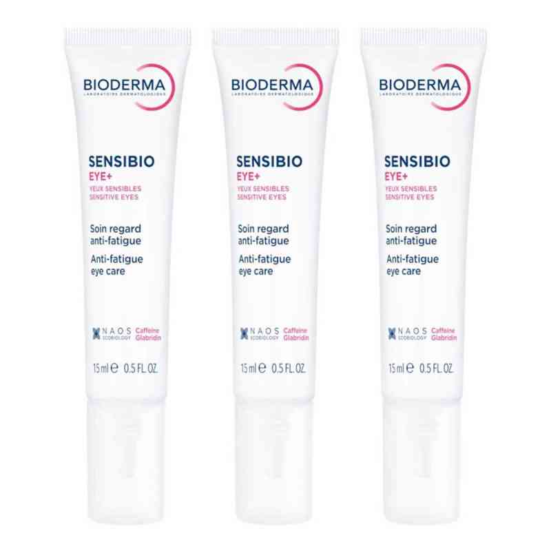 Bioderma Sensibio Eye Augenpflege Gel 3x15 ml von NAOS Deutschland GmbH PZN 08104743