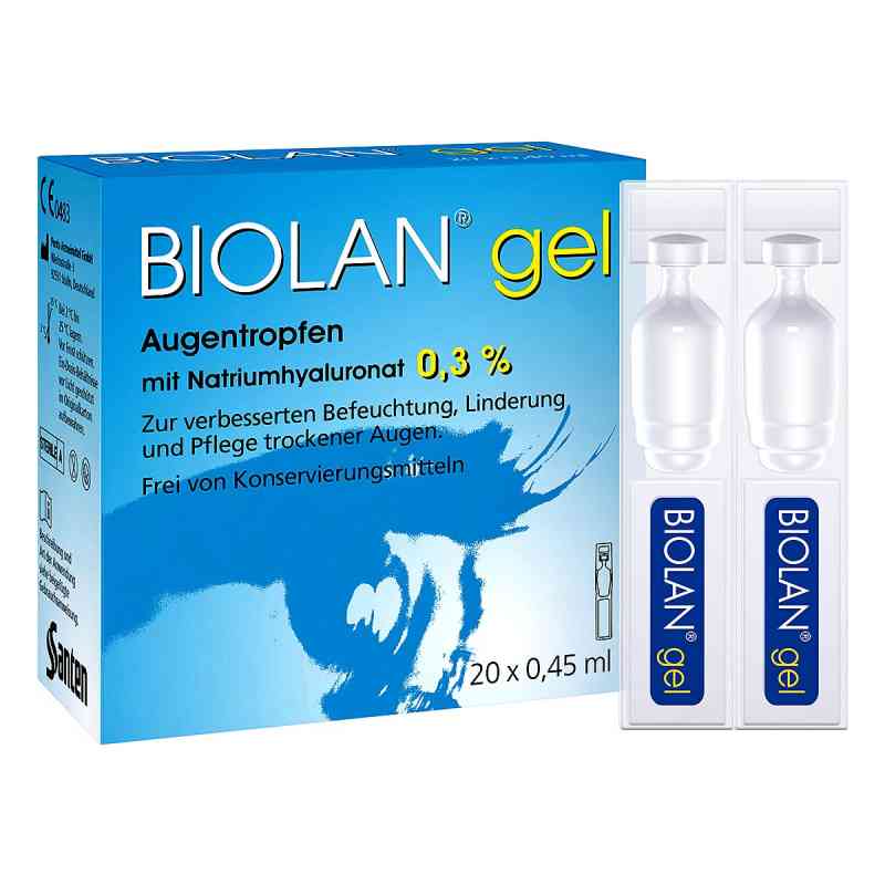 Biolan Gel Augentropfen 20X0.45 ml von Santen GmbH PZN 03706924