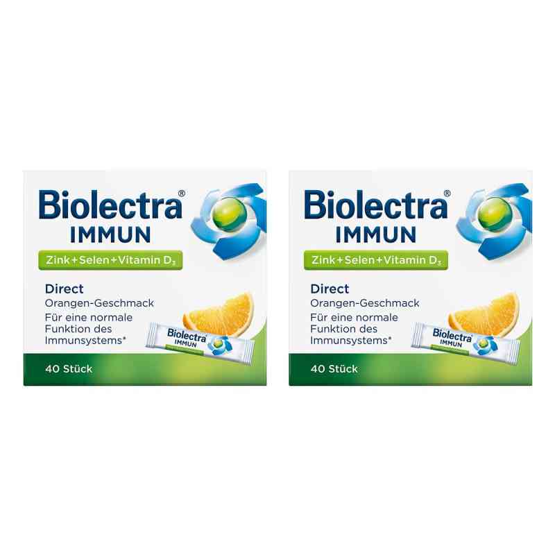 Biolectra Immun Direct Sticks 2x40 stk von HERMES Arzneimittel GmbH PZN 08104565