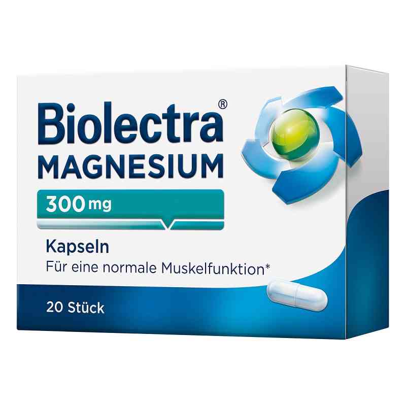 Biolectra Magnesium 300 mg Kapseln 20 stk von HERMES Arzneimittel GmbH PZN 05561507