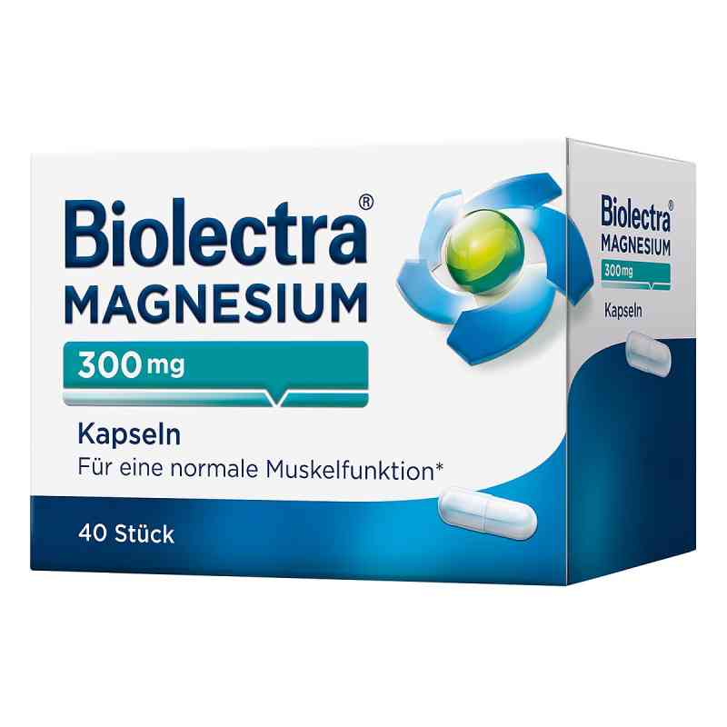 Biolectra Magnesium 300 mg Kapseln 40 stk von HERMES Arzneimittel GmbH PZN 05561513