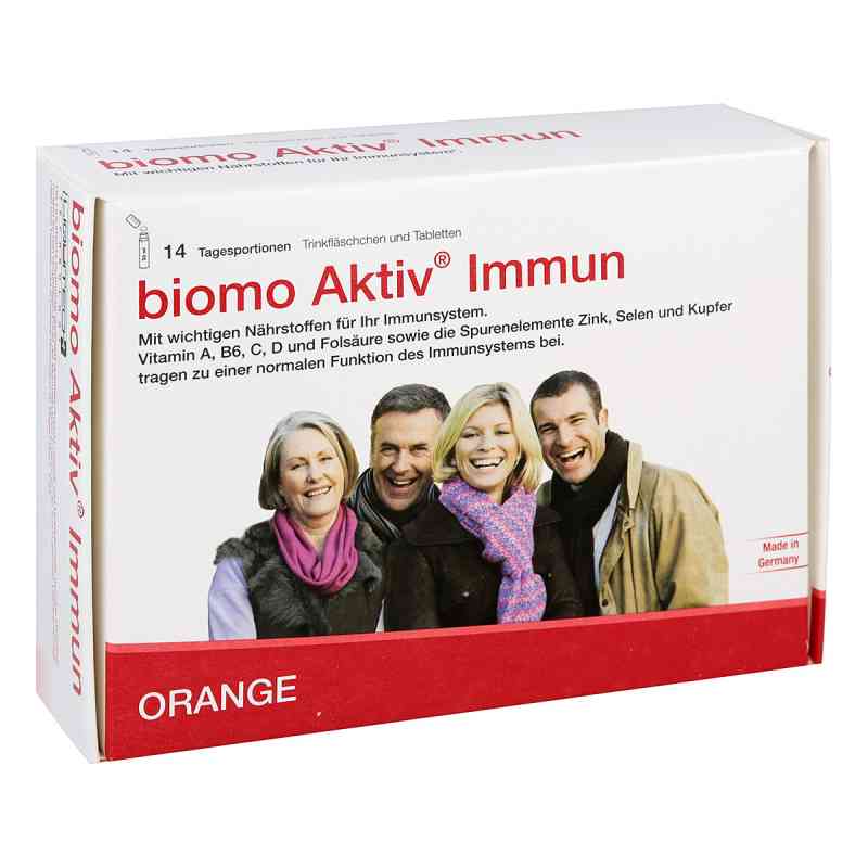 Biomo Aktiv Immun Trinkflasche +tab. 14-tages-kombi 1 Pck von biomo pharma GmbH PZN 10186939