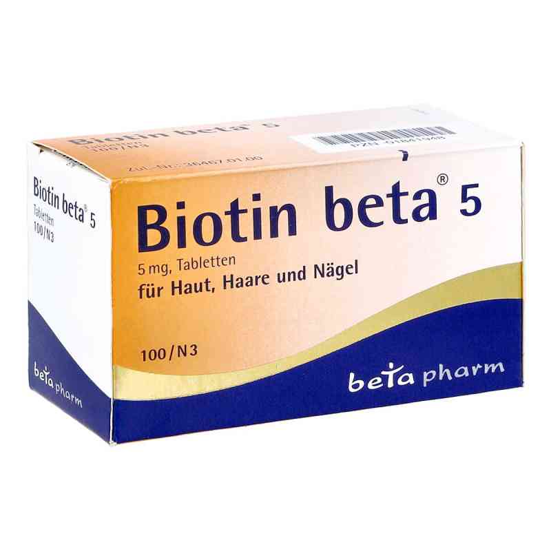 Biotin Beta 5 Tabletten 100 stk von betapharm Arzneimittel GmbH PZN 01841948