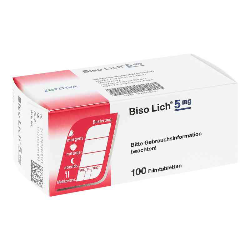 BisoLich 5mg 100 stk von Zentiva Pharma GmbH PZN 00992852