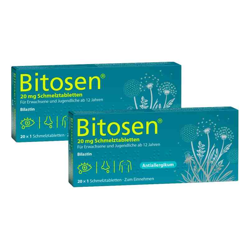 Bitosen 20 mg Schmelztabletten bei Allergien 2 x 20 stk von BERLIN-CHEMIE AG PZN 08102576