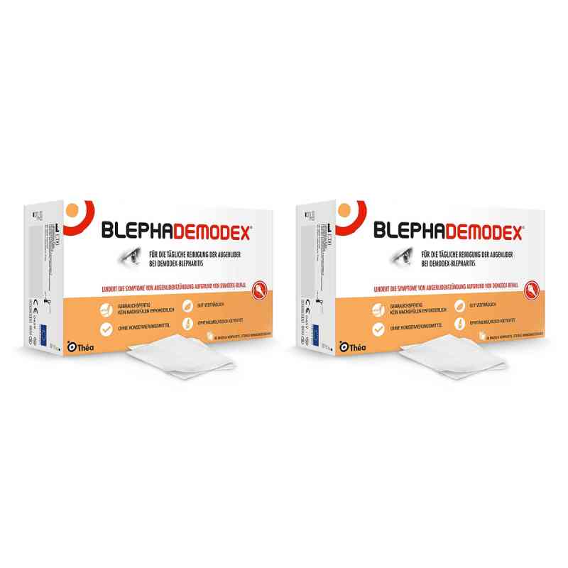 Blephademodex Sterile Reinigungstücher 2x30 stk von Thea Pharma GmbH PZN 08104539