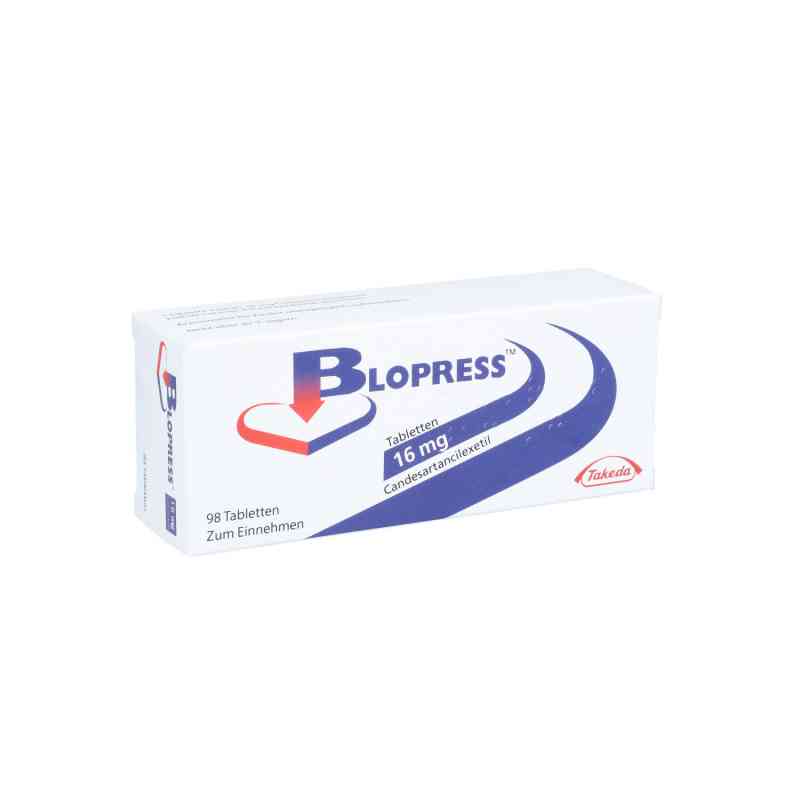 Blopress 16 mg Tabletten 98 stk von Orifarm GmbH PZN 04985027