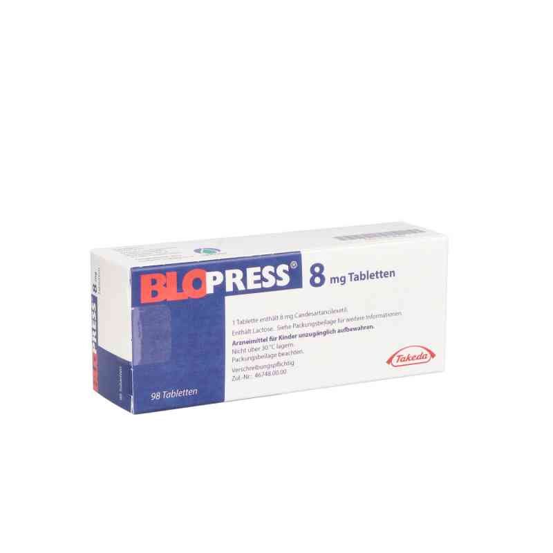 Blopress 8 mg Tabletten 98 stk von Orifarm GmbH PZN 01618067